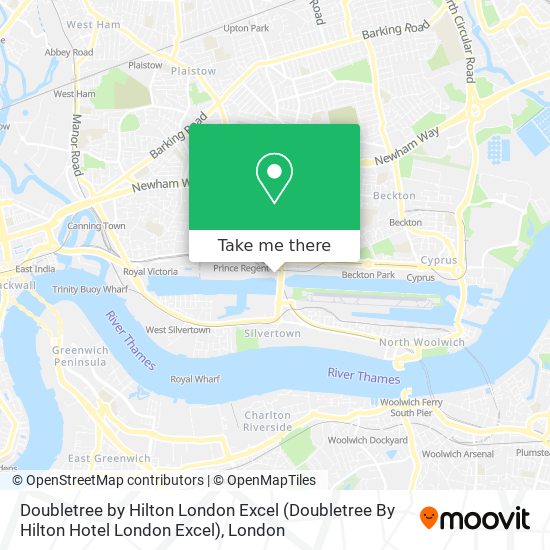 Doubletree by Hilton London Excel (Doubletree By Hilton Hotel London Excel) map