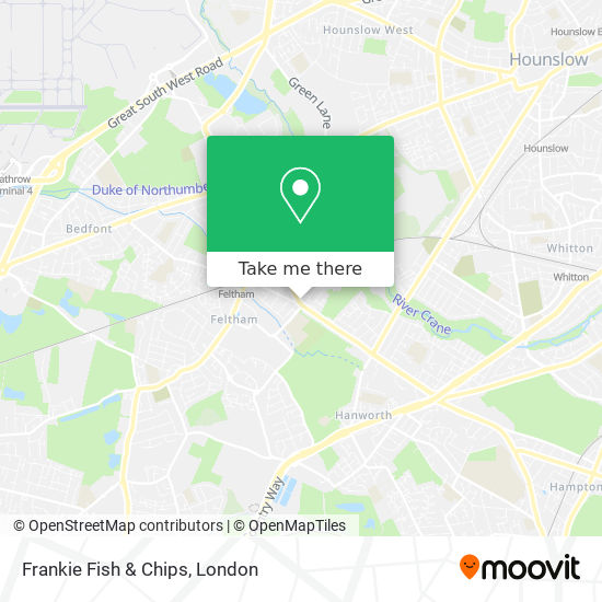 Frankie Fish & Chips map