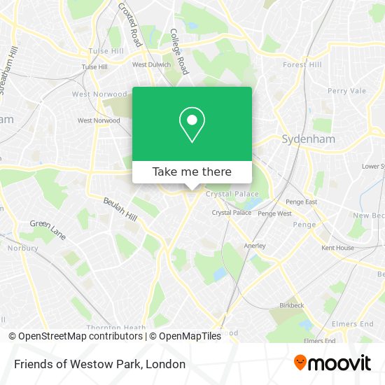 Friends of Westow Park map