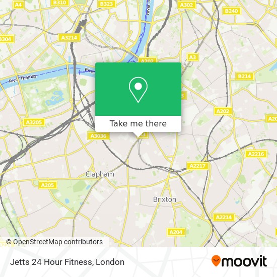 24 Hour Fitness Locations Map How To Get To Jetts 24 Hour Fitness In Stockwell By Tube, Bus Or Train?