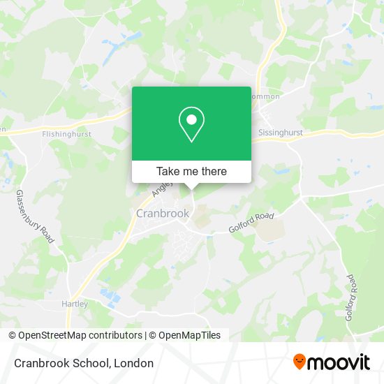 Cranbrook School map