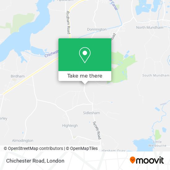 Chichester Road map