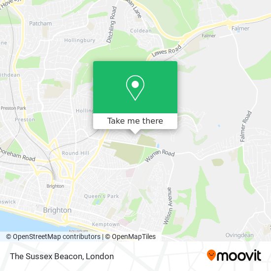 The Sussex Beacon map