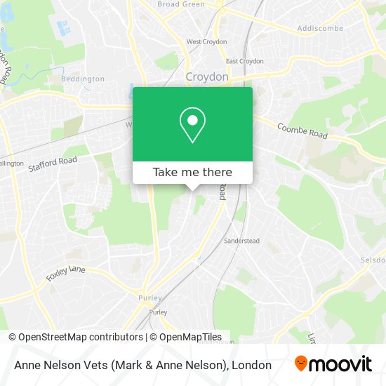 Anne Nelson Vets (Mark & Anne Nelson) map