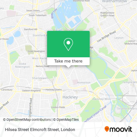 Hilsea Street Elmcroft Street map