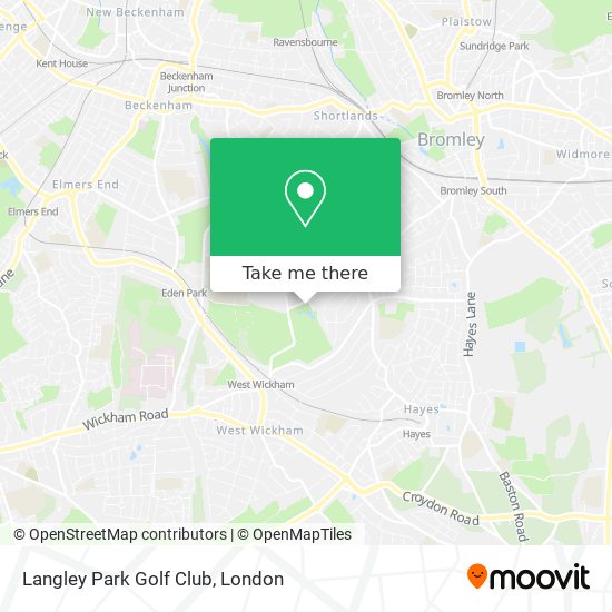 Langley Park Golf Club map