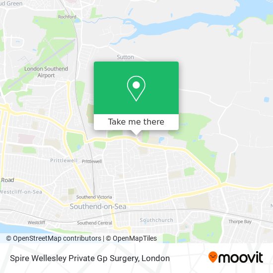 Spire Wellesley Private Gp Surgery map