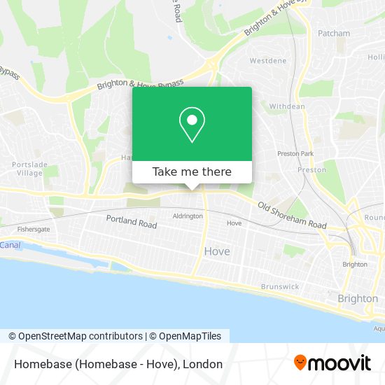 Homebase (Homebase - Hove) map