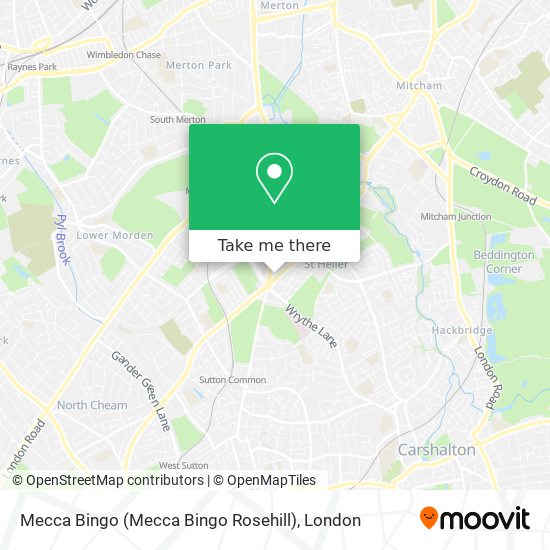 Mecca Bingo (Mecca Bingo Rosehill) map