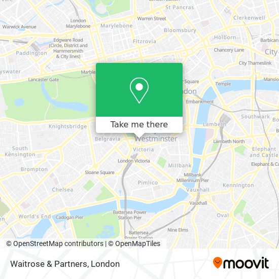 Waitrose & Partners map