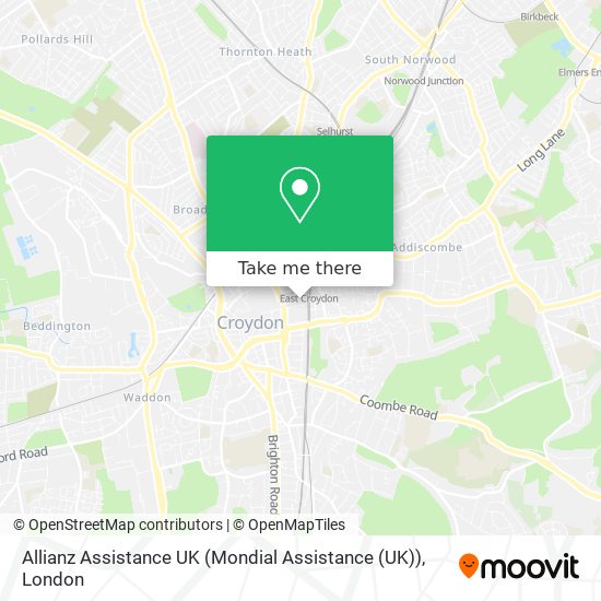 How to get to Allianz Assistance UK (Mondial Assistance (UK)) in ...