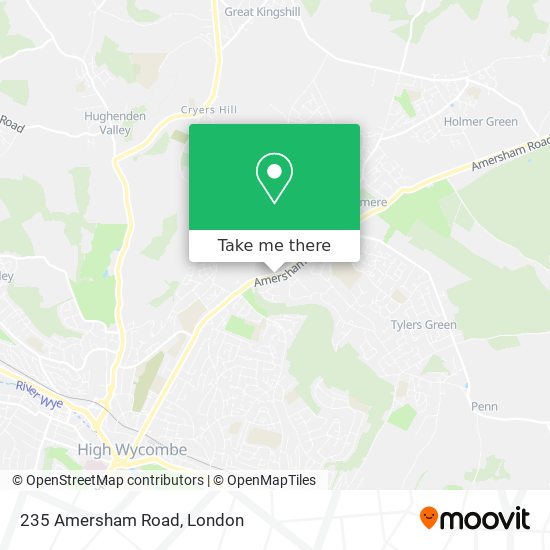 235 Amersham Road map