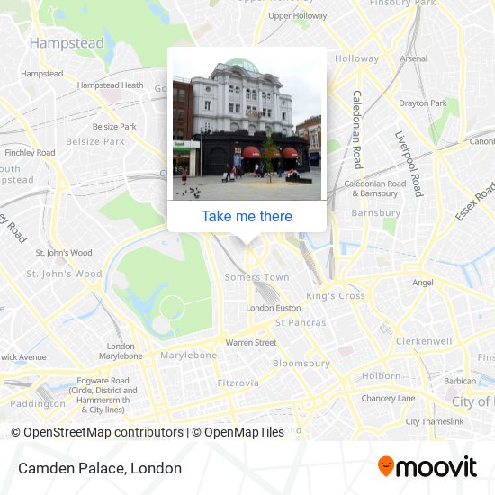Camden Palace map