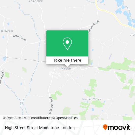 High Street Street Maidstone map