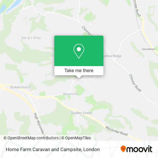 Home Farm Caravan and Campsite map