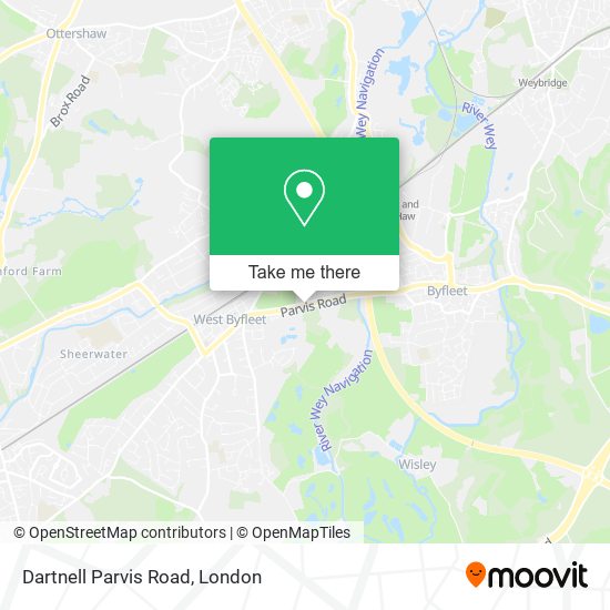Dartnell Parvis Road map