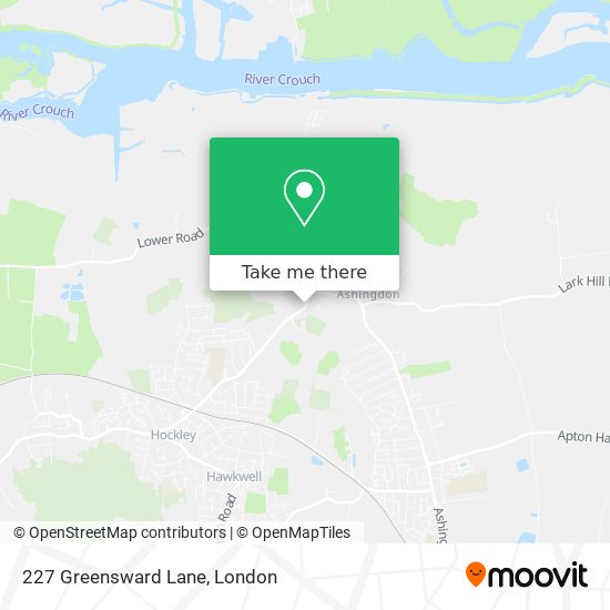 227 Greensward Lane map