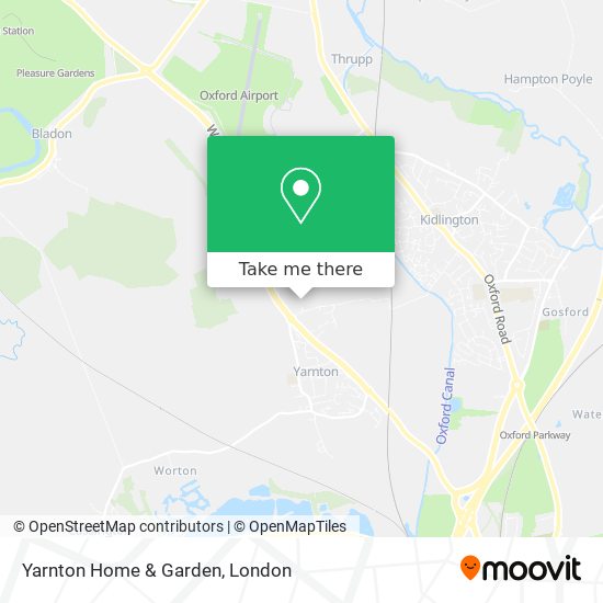 Yarnton Home & Garden map