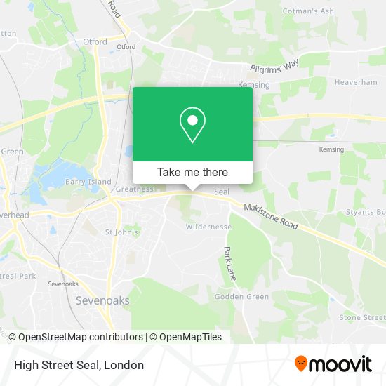 High Street Seal map