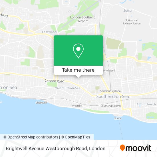 Brightwell Avenue Westborough Road map