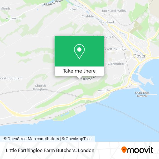 Little Farthingloe Farm Butchers map