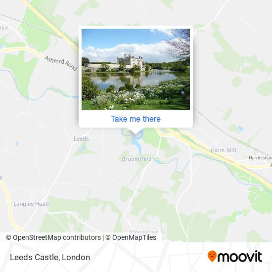 Leeds Castle map