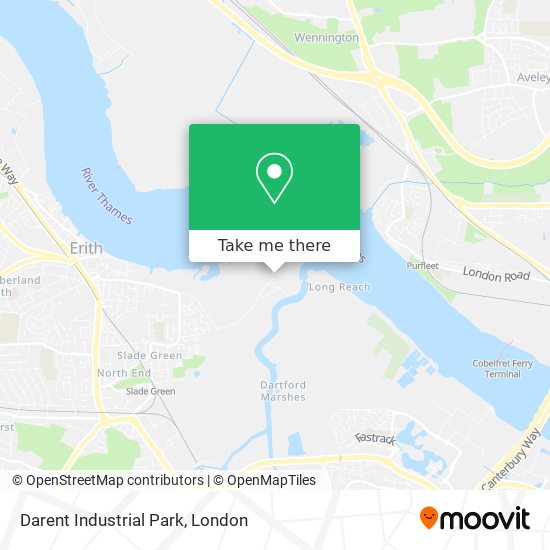 Darent Industrial Park map