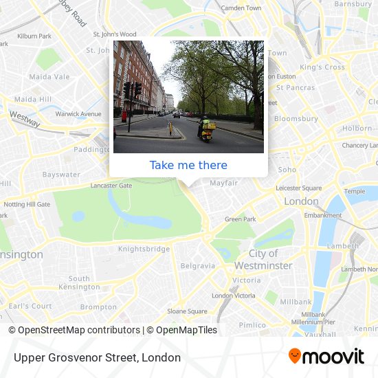 Upper Grosvenor Street map