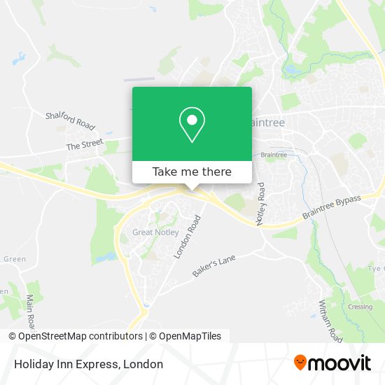 Holiday Inn Express map
