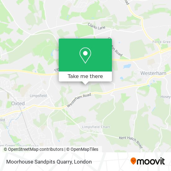 Moorhouse Sandpits Quarry map