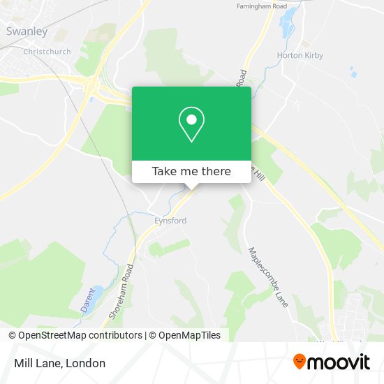 Mill Lane map