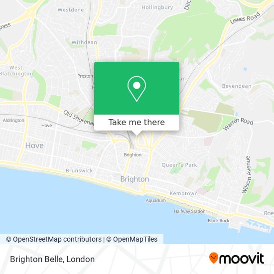 Brighton Belle map