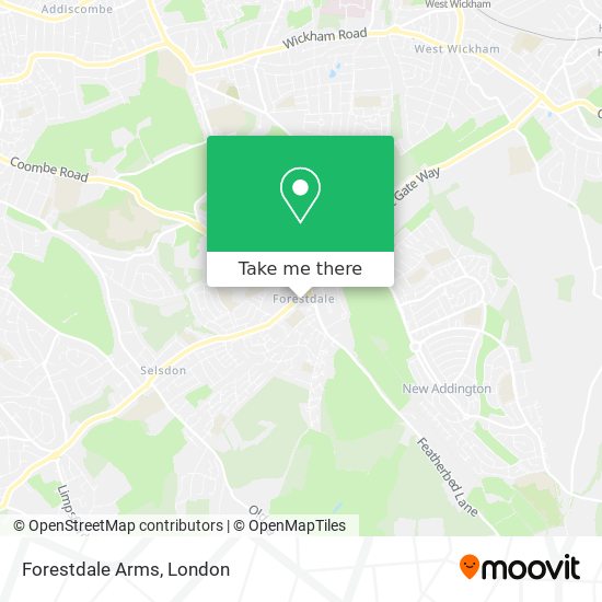 Forestdale Arms map