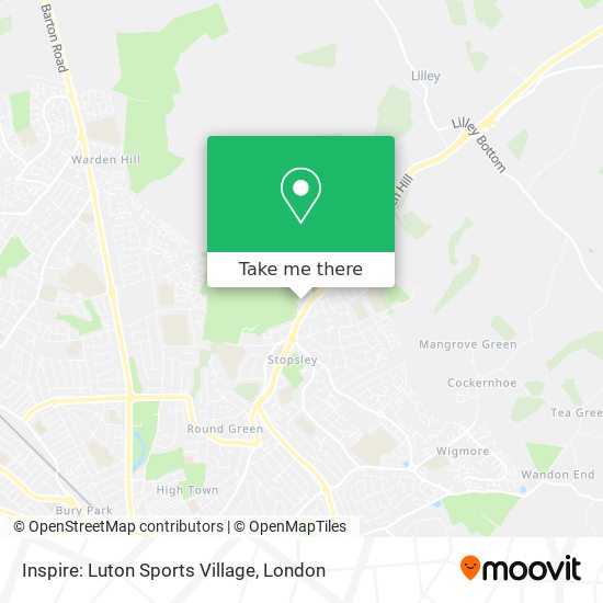 Inspire: Luton Sports Village map