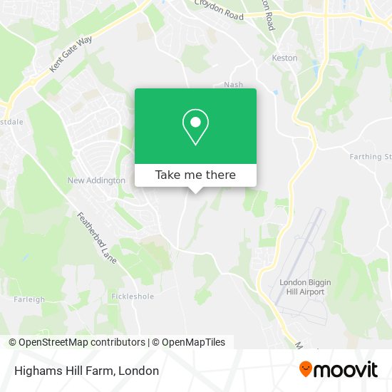 Highams Hill Farm map