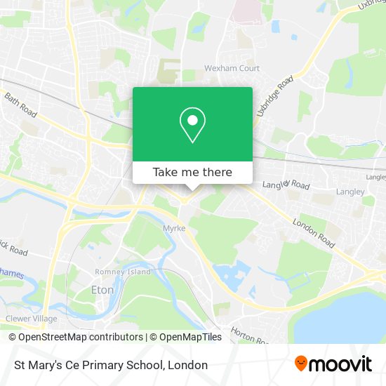 St Mary's Ce Primary School map