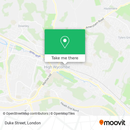 Duke Street map