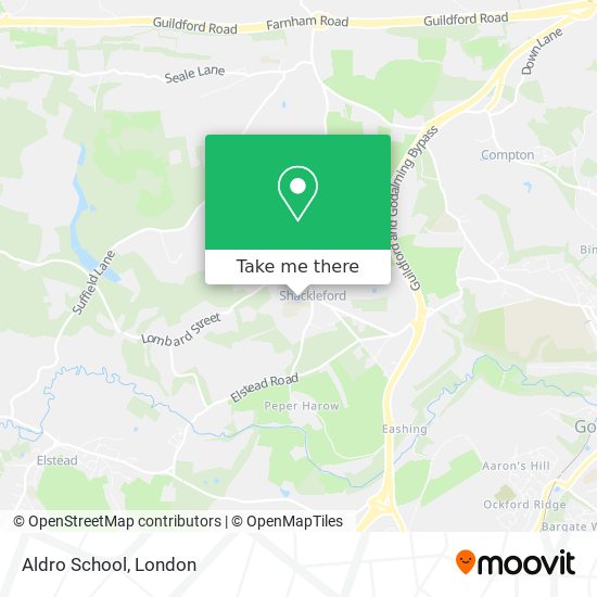 Aldro School map