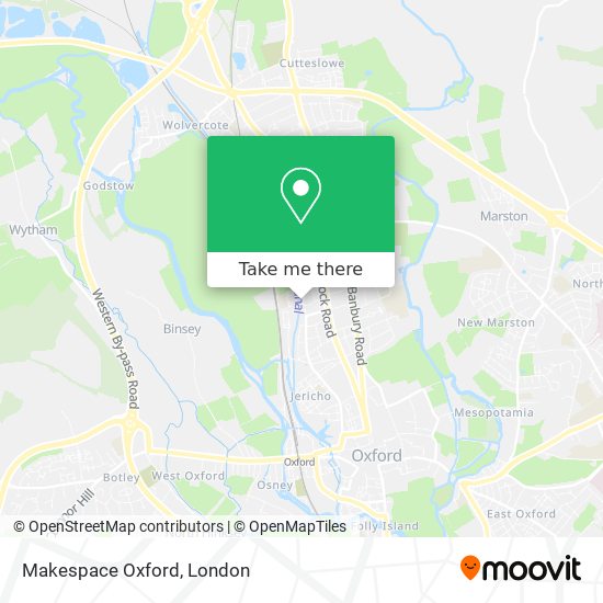 Makespace Oxford map