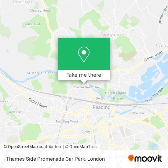 Thames Side Promenade Car Park map