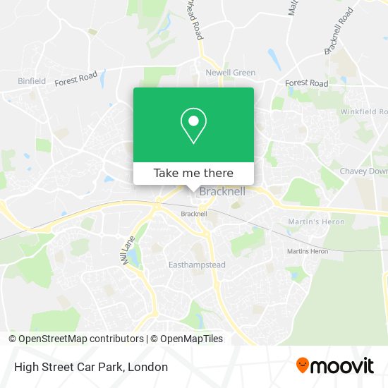 High Street Car Park map