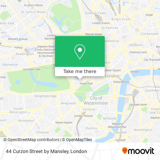 44 Curzon Street by Mansley map