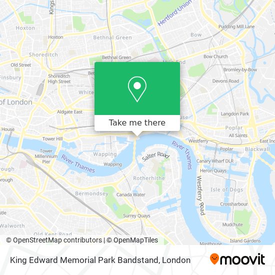 King Edward Memorial Park Bandstand map