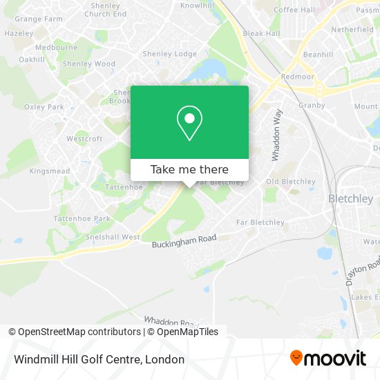 Windmill Hill Golf Centre map