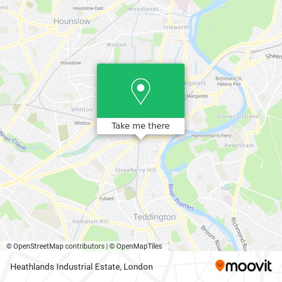 Heathlands Industrial Estate map