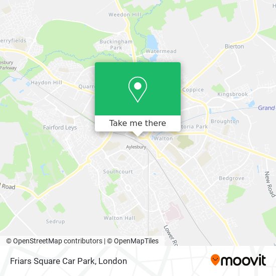 Friars Square Car Park map