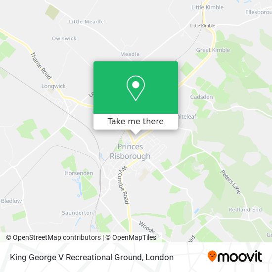 King George V Recreational Ground map