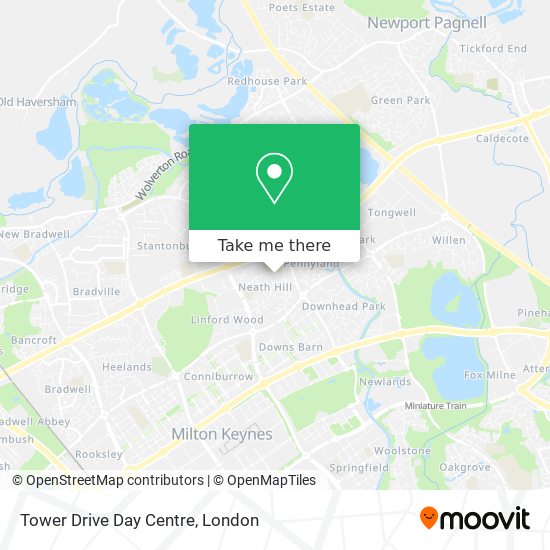 Tower Drive Day Centre map