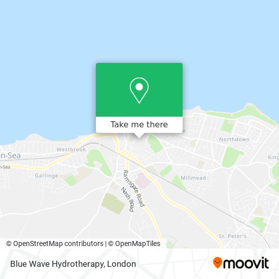 Blue Wave Hydrotherapy map