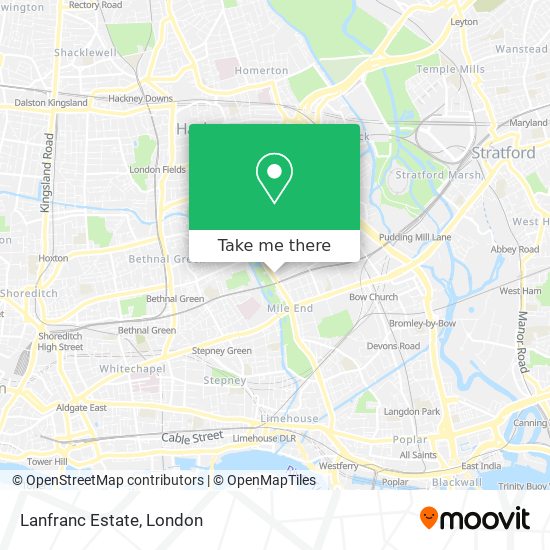 Lanfranc Estate map